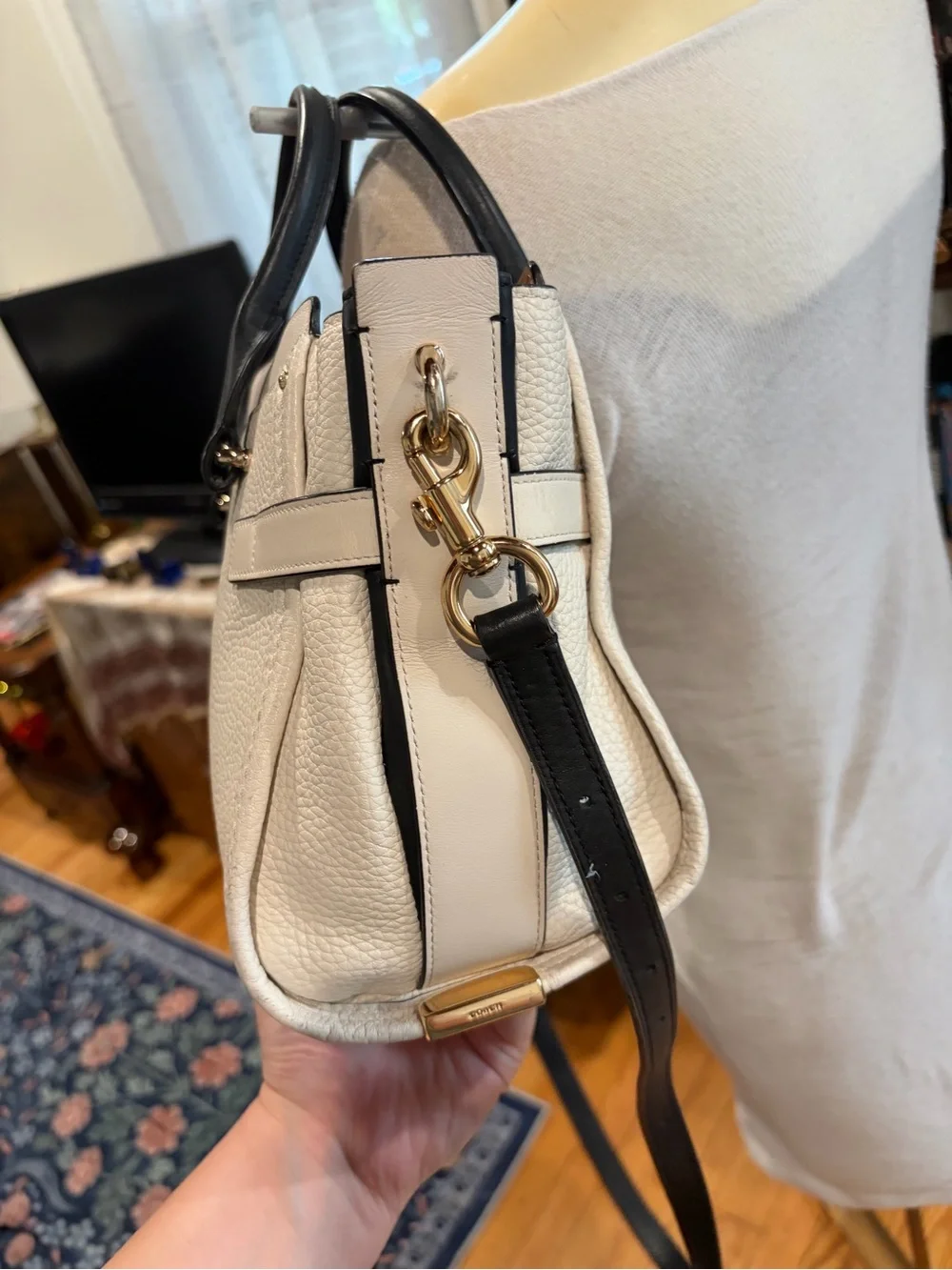 White and black Coach Swagger - 34417